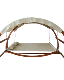 Leisure Season SBWC402 Swing Bed with Canopy